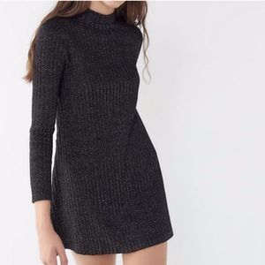 Urban Outfitters Black Sparkly Dress NWT